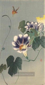 Blumen Werke - Wespen und betenden Mantis Ohara Koson Blumendekoration